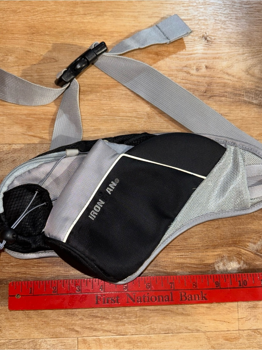 IronMan Fanny Pack Hydration Belt Water Bottle Holder Running Hiking (No Bottle)